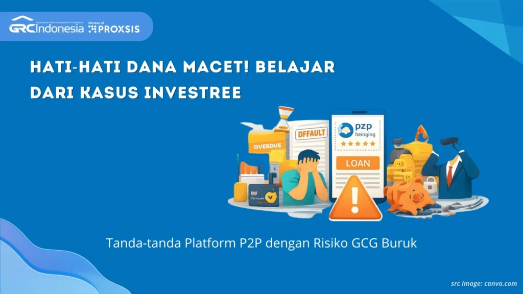 Ilustrasi risiko dana macet pada platform P2P lending