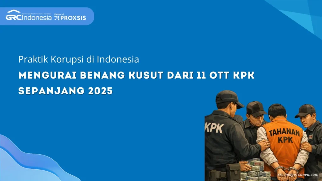 Ilustrasi operasi tangkap tangan KPK sepanjang tahun 2025 terkait praktik korupsi di Indonesia.