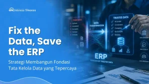 Ilustrasi masalah kualitas data pada sistem ERP perusahaan