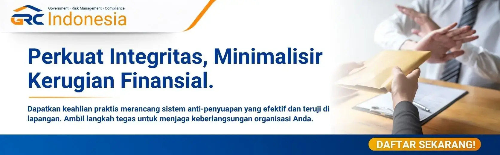 Banner pendaftaran Pelatihan Sistem Manajemen Anti Penyuapan ISO 37001 GRC Indonesia