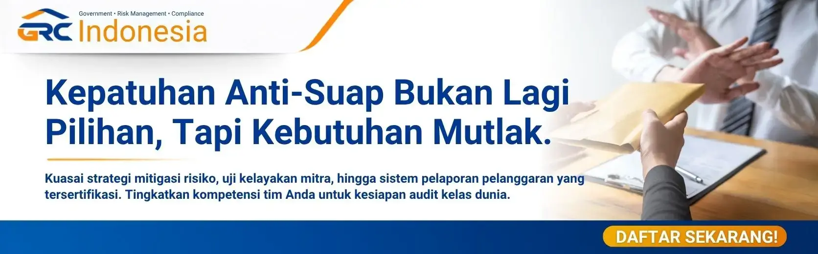 Banner konsultasi silabus materi dan modul Pelatihan Sistem Manajemen Anti Penyuapan ISO 37001