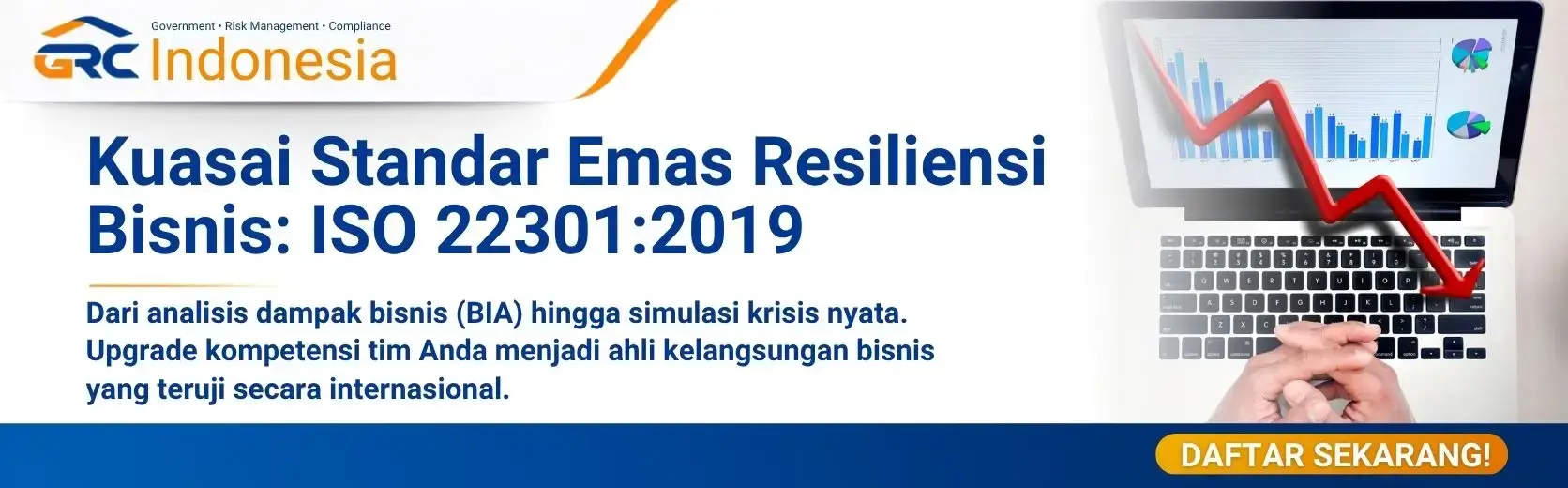 Matriks perhitungan parameter BIA RTO RPO standar ISO 22301
