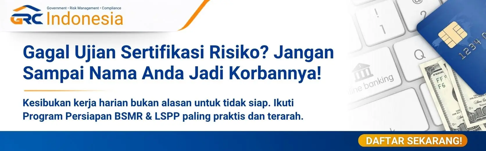 Konsultasi gratis pemilihan jenjang kualifikasi ujian sertifikasi manajemen risiko perbankan via WhatsApp
