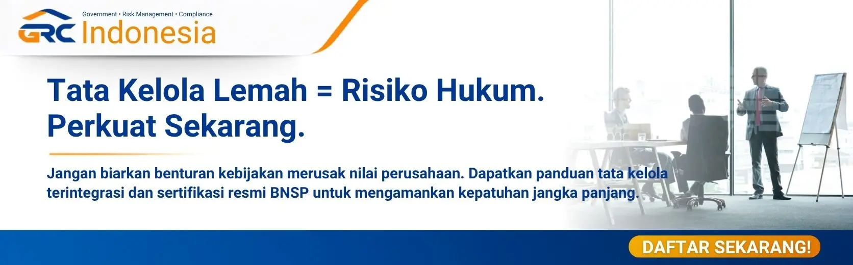 Jadwal dan Silabus Sertifikasi Ganda Chief Governance Officer CCGO dan Governance Oversight Professional CGOP