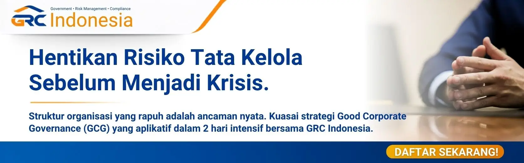 Brosur kurikulum 8 modul dan jadwal rundown pelatihan Governance Fundamentals with CGP Certification
