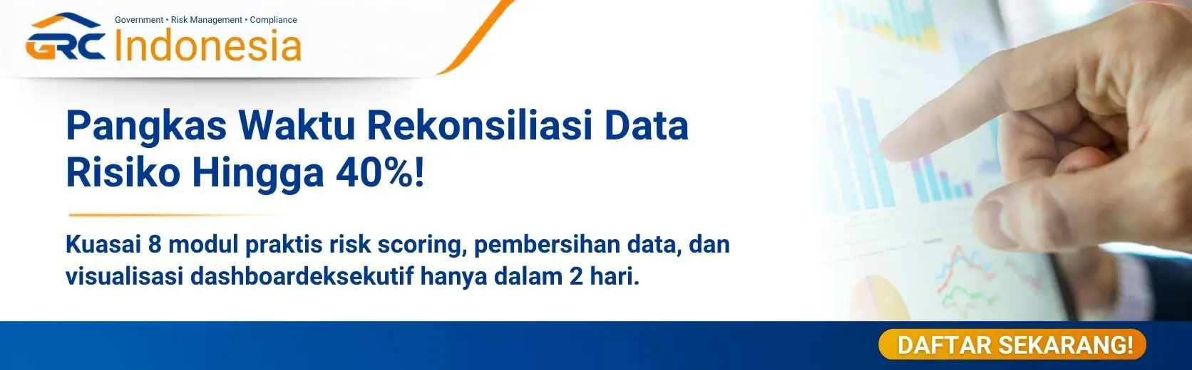 Banner Pendaftaran Pelatihan dan Sertifikasi Data Analytics for Risk Management Proxsis Academy GRC Indonesia