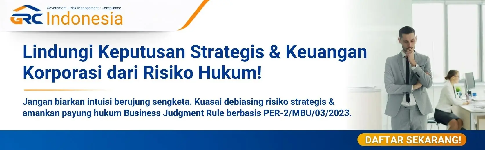 Hubungi WhatsApp Konsultan GRC Indonesia untuk Jadwal Pelatihan Manajemen Risiko Strategis Eksekutif