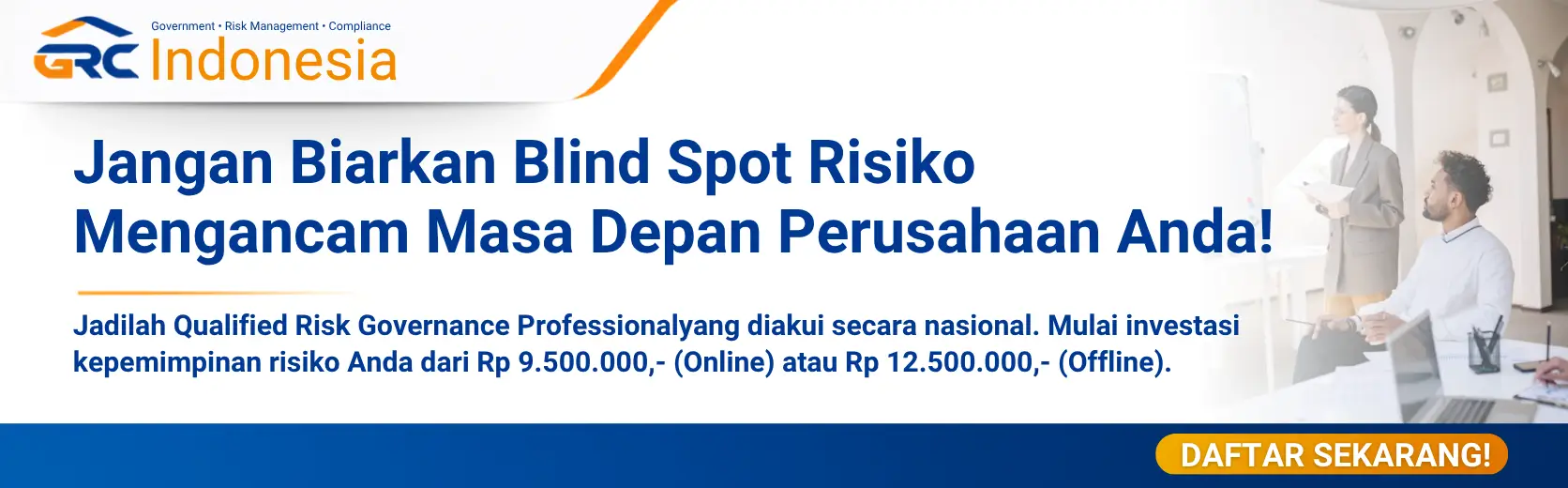 Hubungi Tim GRC Indonesia via WhatsApp untuk Informasi Pelatihan dan Sertifikasi QRGP BNSP — Qualified Risk Governance Professional, Respon Cepat