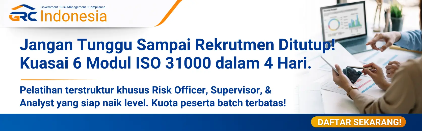 Daftar pelatihan QRMA 2026 online dan offline – jadwal tersedia setiap bulan di Jakarta, Bandung, Yogyakarta, Surabaya