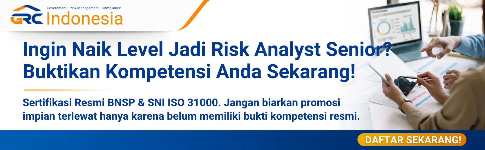 Hubungi tim GRC Indonesia via WhatsApp untuk konfirmasi jadwal dan biaya Sertifikasi QRMA BNSP 2026