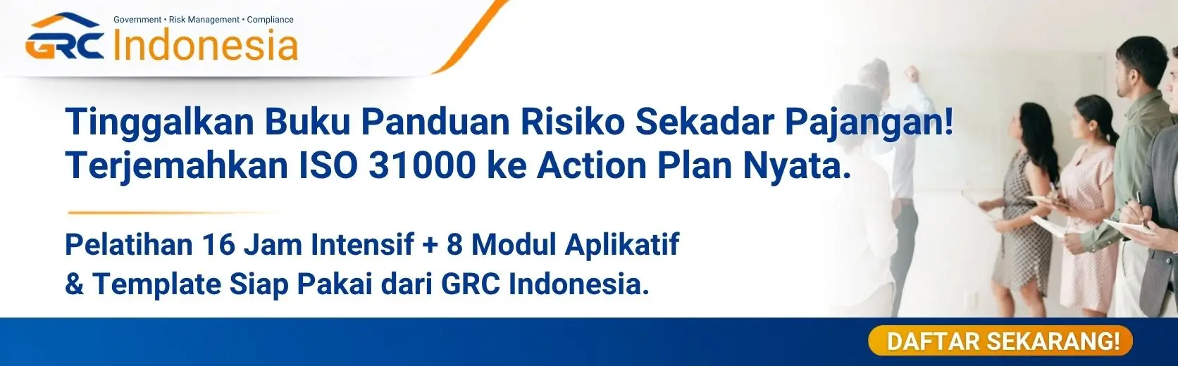 Konsultasi jadwal dan biaya in-house training sertifikasi QRMP BNSP via WhatsApp GRC Indonesia